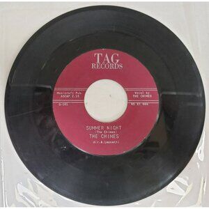 Record 45 RPM Vinyl  The Chimes- Summer Night/ Once In A While